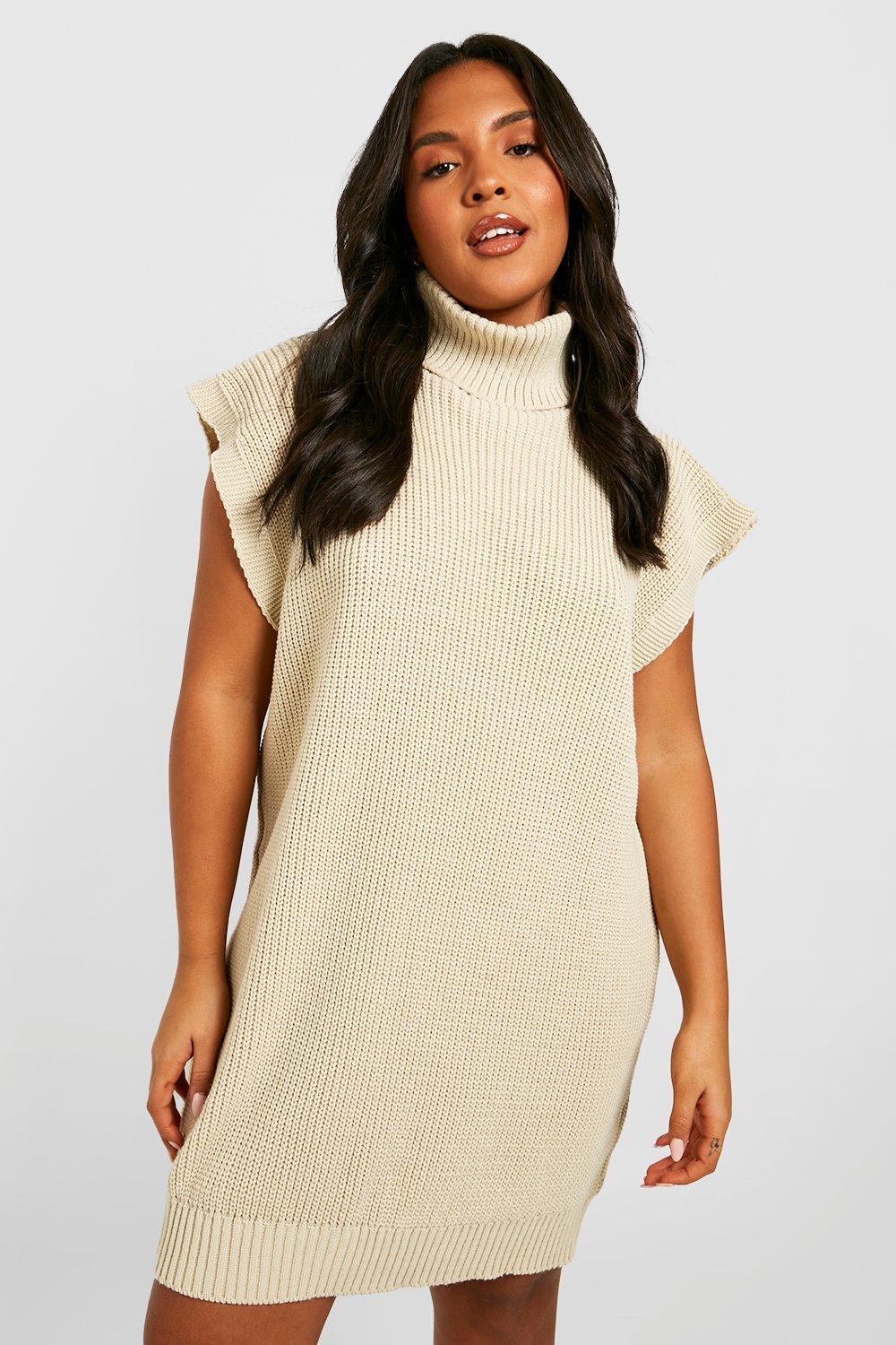 sleeveless sweater dress